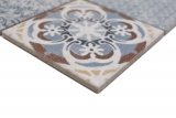 Muestra de mano Jasba Patrón mosaico cerámica gres multicolor mate aspecto retro cocina baño ducha MOSJBPV20_m