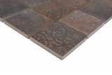 Muestra de mano Jasba Ronda mosaico cerámica gres óxido-mix mate óxido look cocina baño ducha MOSJBR200_m