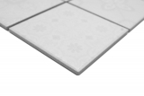 Muestra de mano Jasba Clara mosaico gres cerámico islandia blanco brillante aspecto retro cocina baño ducha MOSJBC139_m