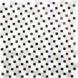 Mosaico de azulejos de vidrio combinación Goldstar gris blanco MOS57-K01_f | 10 esteras de mosaico