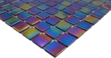 Muestra de mano vidrio mosaico de vidrio iridio pared azulejo backsplash cocina baño MOS240-WA48_m