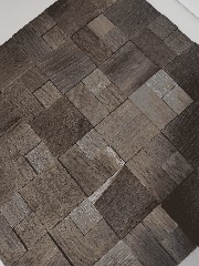Muestra de mano combinación Woodland Roble Madera gris azul oscuro 3D azulejo de pared MOS170-11B_m