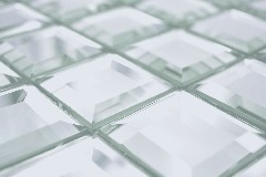 Muestra de mano cuadrado Espejo Metro azulejo de pared espejo cocina ducha baño MOS180-01_m