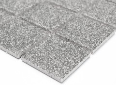 Muestra de mano mosaico azulejo cerámica gris piedra gris MOS14-0202-R10_m