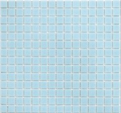 Mosaico para piscina Mosaico para piscina Mosaico de vidrio Azul claro pegado con papel - MOS200-A11-P