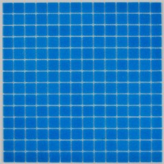 Mosaico para piscina mosaico de vidrio azul cobalto pegado con papel - MOS200-A15-P_f