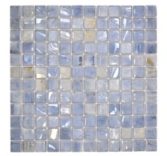 Mosaico de azulejos piscina mosaico piscina mosaico palomas gris azul beige tonos pared de la ducha ESPAÑA - MOS220-71254U_f