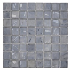 Mosaico de piscina Mosaico de vidrio Gris tórtola Tonos beige con matiz azul Pared Suelo Cocina Baño Ducha MOS220-71384U_f