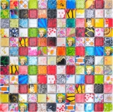 Cerámica mosaico colorido mosaico azulejo retro vintage POP UP Marilyn Monroe mosaico azulejo MOS18D-1605