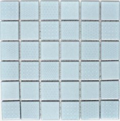Azulejo de mosaico de cerámica azul claro azul hielo BAD piscina backsplash cocina MOS16-0402