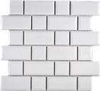 Metro Subway azulejos BLANCO faceta mosaico azulejo de cerámica backsplash pared de la cocina MOS26WM-0101