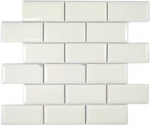 Metro Subway Tile Marfil Facet Mosaico Azulejo de cerámica Backsplash Cocina MOS26-1902