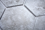 Muestra de mano azulejo mosaico cerámica gris hexágono cemento azulejo de cocina WC azulejo de baño MOS11F-0202_m