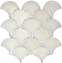 Fan azulejo de mosaico de cerámica peces gota escala pastel piedra gris baño azulejo pared azulejo cocina - MOS13-FS02