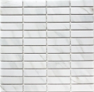 Rod mosaico de azulejos de cerámica efecto piedra blanco gris azulejos backsplash cocina MOS24-STSO01