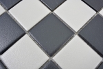 Muestra de mano tablero de ajedrez mosaico SLIPPROOF SLIPPROOF negro blanco MOS14-0103-R10_m