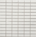 Mosaico de azulejos de cerámica varillas blanco brillante azulejo backsplash cocina MOS24B-0101_f