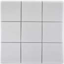 Mosaico de azulejos de pared de cerámica blanca brillante azulejos backsplash cocina baño azulejos de pared WC - MOS23-0101