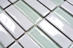Muestras de mano mosaico azulejo cerámica vidrio varillas blanco brillante vidrio MOS24-ST315_m