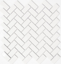 Espiga mosaico azulejo de cerámica blanco brillante azulejo de la cocina azulejo de la pared MOS24-CHB5WG