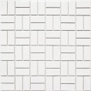 Mosaico de azulejos de cerámica molino de viento blanco brillante azulejo de la cocina azulejo de la pared MOS24-CWM7WG_f