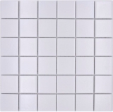 Mosaico de cerámica blanco mate azulejo espejo pared del baño MOS16B-0111