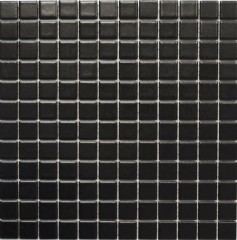 Mosaico de cerámica azulejos de mosaico negro mate azulejo backsplash cocina MOS18D-0311