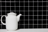 Muestra de mano mosaico azulejo cerámica varillas negro mate azulejo WC azulejo de baño MOS24B-0311_m