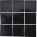 Mosaico de cerámica negro mate azulejo WC azulejo del baño MOS23-0311_f