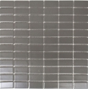 Rod mosaico de azulejos de cerámica de metal gris antracita mate revestimiento de paredes baño cocina MOS24B-0211