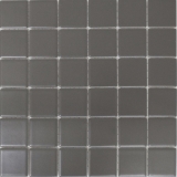 Azulejo de mosaico de cerámica gris metal mate azulejo backsplash cocina backsplash MOS16B-0211