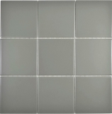 Mosaico de azulejos de pared de cerámica de metal mate salpicaduras de cocina azulejos backsplash - MOS23-2201