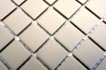 Muestra de mano azulejo mosaico cerámica beige claro sin esmaltar plato de ducha azulejo de suelo MOS18B-1211-R10_m