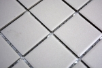 Muestra de mano azulejo mosaico cerámica gris claro sin esmaltar salpicadero de cocina MOS14-1202_m