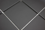 Muestra de mano mosaico azulejo cerámica negro sin esmaltar cocina splashback MOS14-CU922_m