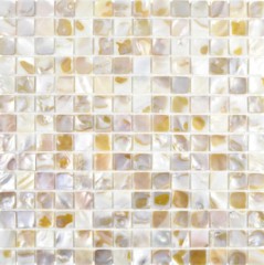 Nácar mosaico Shell mosaico blanco beige claro ducha pared MOS150-SM203