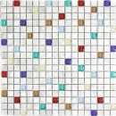 Mosaico de aluminio mosaico de vidrio de color plata azulejo backsplash cocina backsplash MOS49-A702