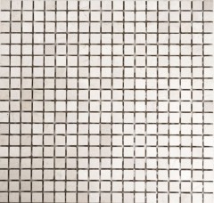 Mármol piedras de mosaico de piedra natural crema beige claro mini cuadrado - MOS38-0104