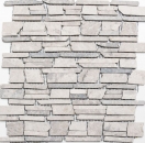 Mosaico de mármol de piedra natural de color gris claro jabón de plata gris ladrillo mosaico de ladrillo de la pared frente a la cocina - MOS40-0230