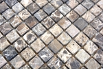 Muestra de mano mosaico azulejo mármol piedra natural beige Castanao MOS38-1313_m