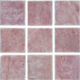 Azulejo Travertino piedra natural rosa azulejo de piedra natural Rosso aspecto antiguo azulejo de suelo azulejo de pared azulejo de cocina - MOSF-45-46130