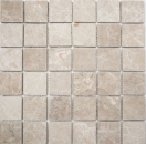 Mármol mosaico de azulejos de piedra natural marfil crema claro beige backsplash pared azulejos cocina cuarto de baño - MOS36-0106