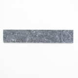 Zócalo de mármol piedra natural nero negro antracita gris oscuro zócalo de piedra natural aspecto antiguo pared cocina suelo baño - MOSSock-43470