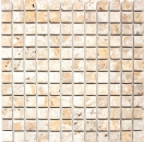 Mosaico de azulejos travertino piedra natural oro amarillo antiguo travertino MOS43-51023_f
