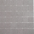 Mosaico de azulejos de cuarzo compuesto de piedra artificial gris MOS46-ASM43