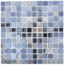 Mosaico ECO GLAS antracita metalizado MOS350-08_f | 10 tapetes de mosaico