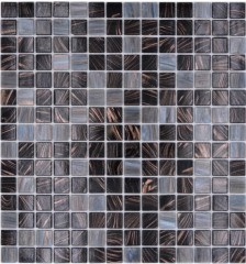 Mosaico de vidrio mosaico azulejos gris cobre negro antracita ducha splashback azulejo backsplash MOS54-0108