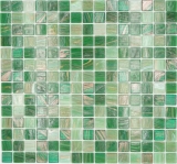 Mosaico de vidrio mosaico azulejos verde menta cobre azulejo backsplash cocina splashback MOS54-0504