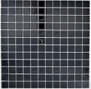 Mosaico mosaico de vidrio translúcido Crystal negro BAÑO WC Cocina PARED MOS63-0302_f | 10 esteras de mosaico