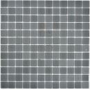 Mosaico de azulejos de vidrio mosaico antracita gris mate/brillante piscina mosaico piscina mosaico MOS63-2602